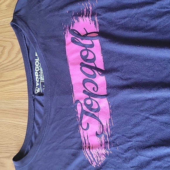 NWT TOPGOL blause size Medium color blue pink - Picture 7 of 16